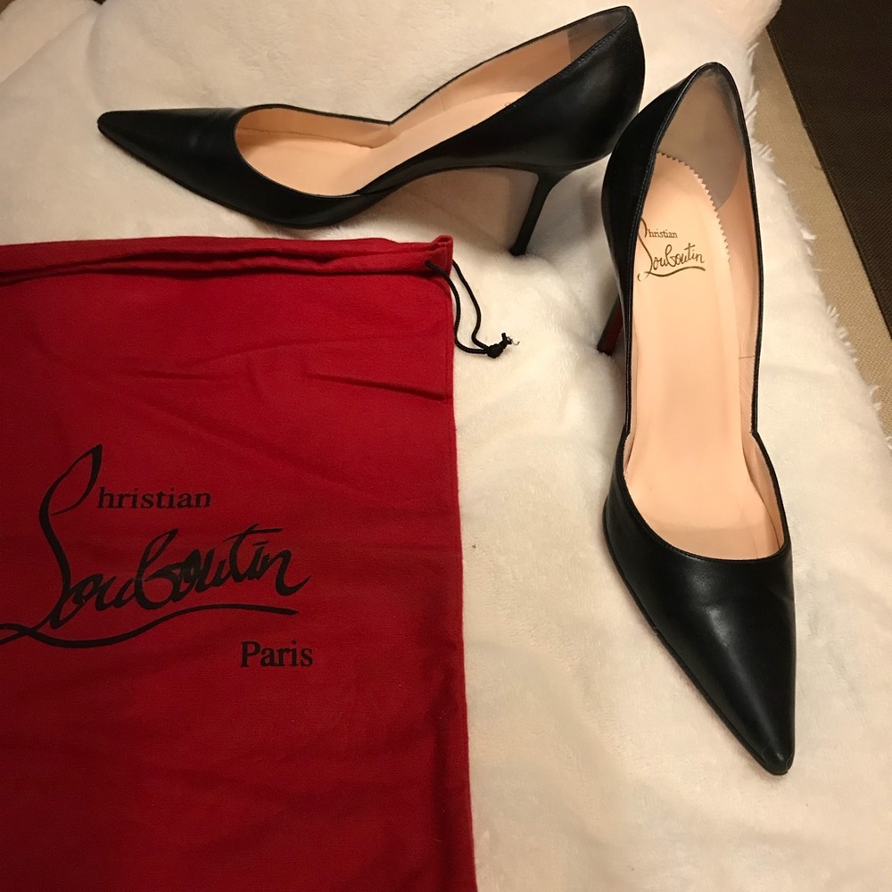 Christian Louboutin Pointed Red-Sole Pump